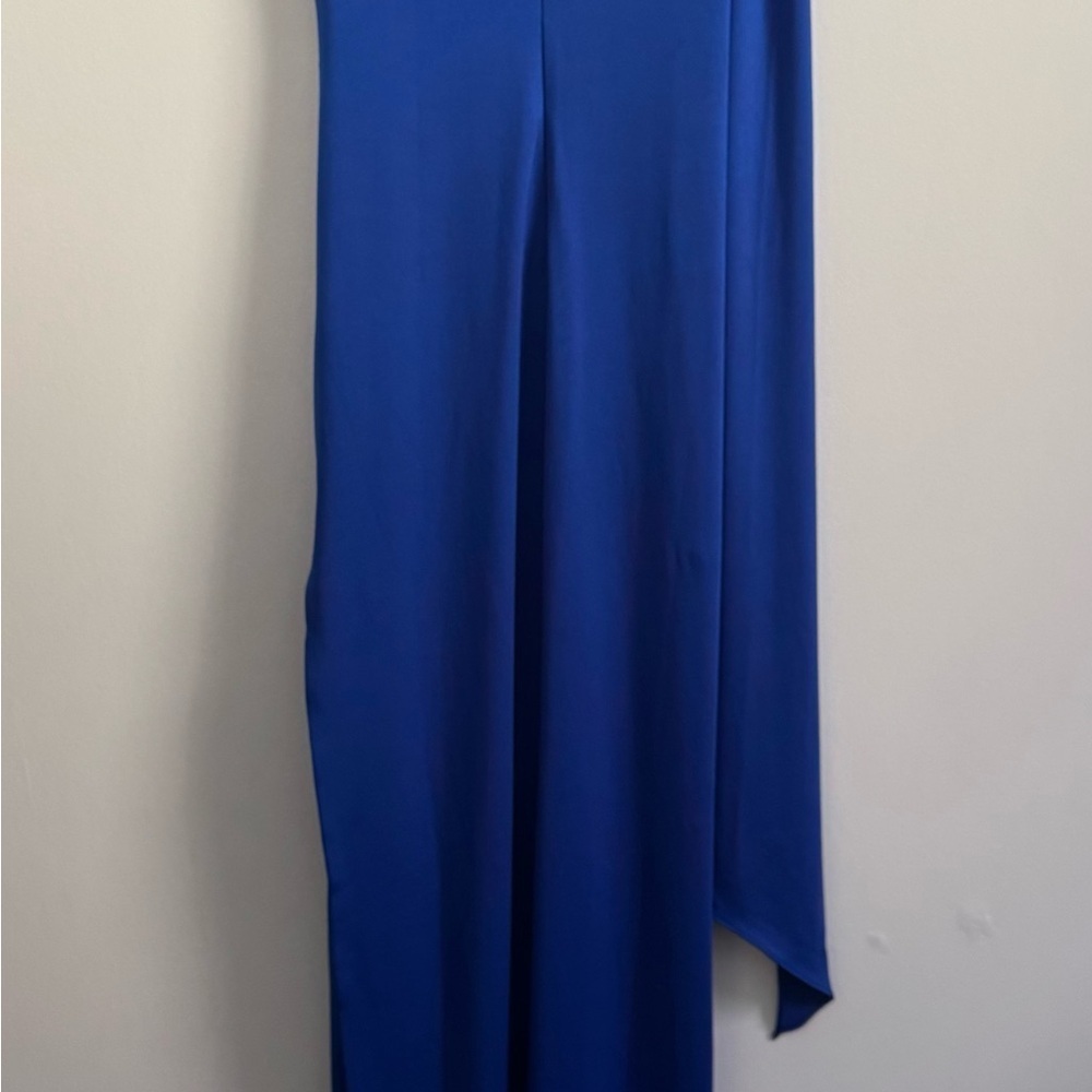 Black Halo Aruna Gown Blue Maxi Dress Size 0 B3100 - Picture 10 of 10